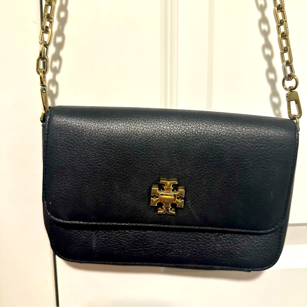 Tory Burch Black Crossbody Chain Bag